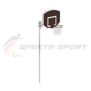 Купить Стойка стритбольная со щитом стационарная SP D 411 в Сунже 