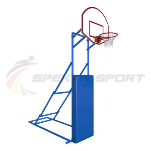 Купить Стойка стритбольная складная с фанерным щитом, кольцом, сеткой и защитой Street в Сунже 